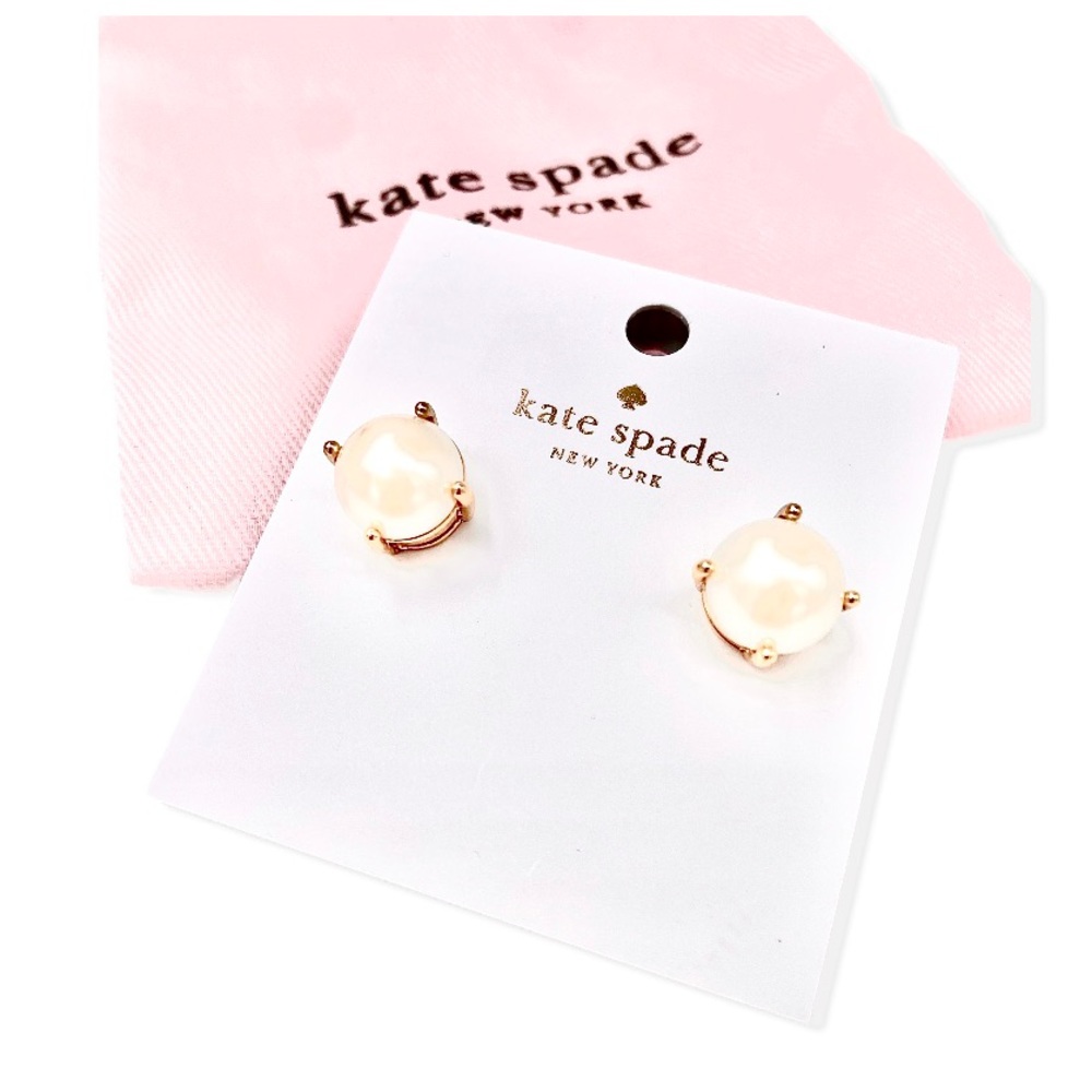Kate Spade Pearl Stud Earrings NWT